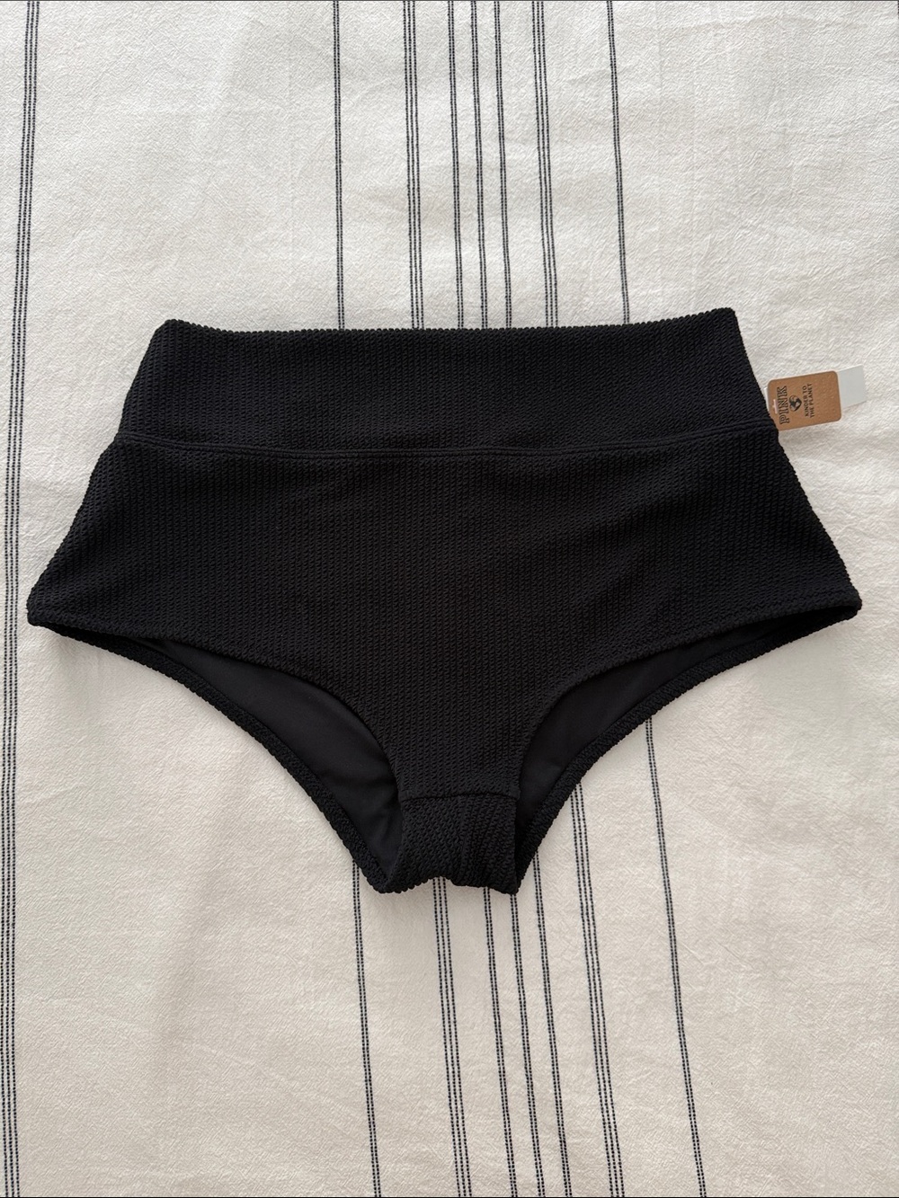 PINK Victoria’s Secret High-Waist Black Women’s Swim Bottoms size (XL)